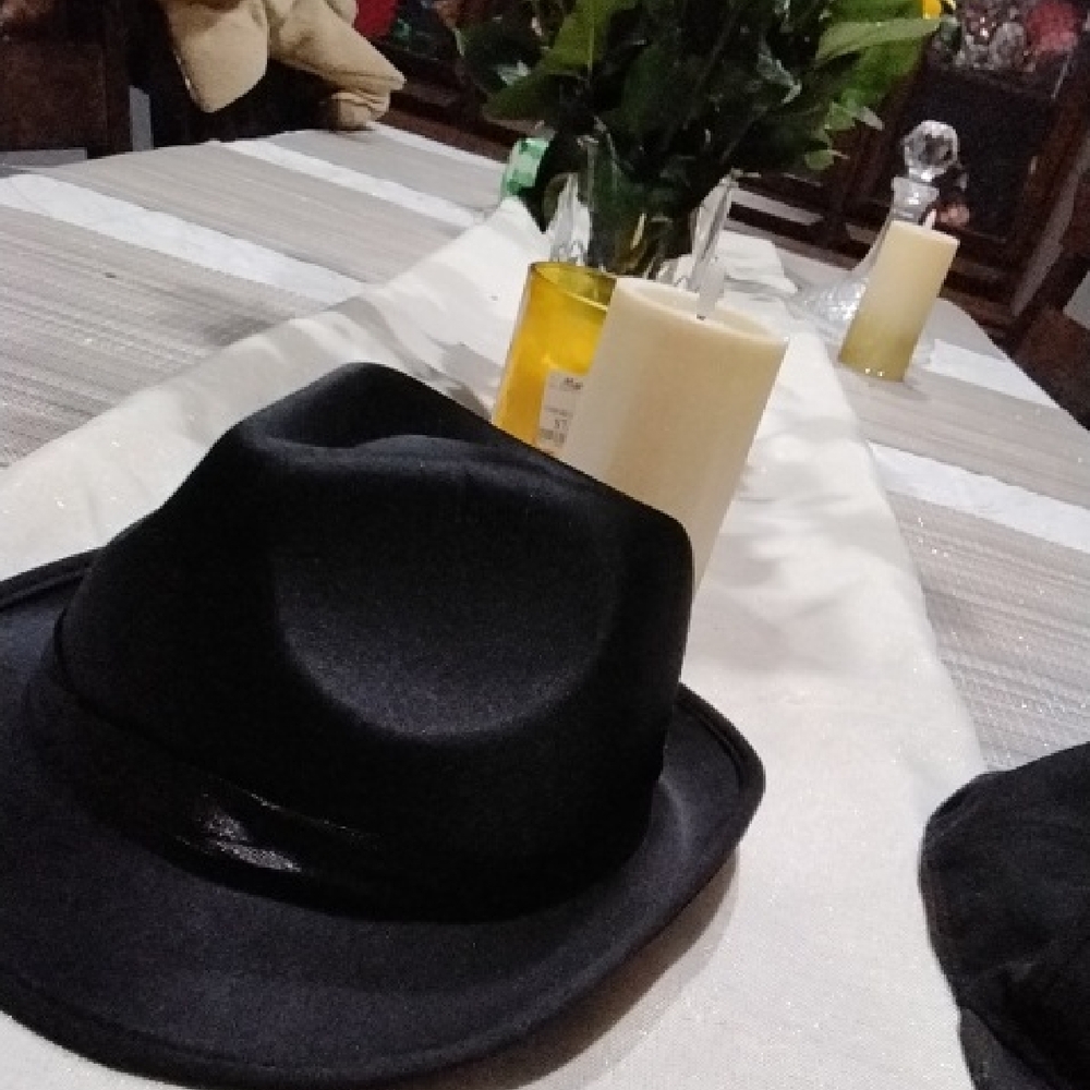Classic Black Fedora Hat